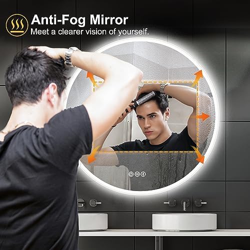 Sbagno 24 Smart Mirror with Bluetooth and Anti-Fog