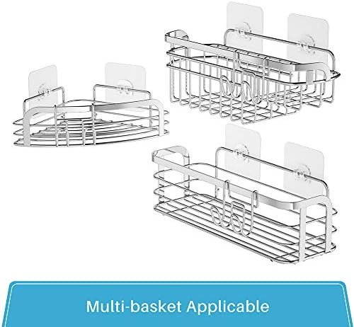 LUXEAR 6-Piece Reusable Adhesive Sticker for Bathroom and Kitchen