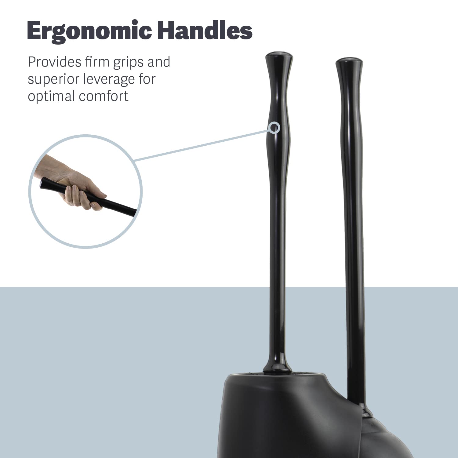 Casabella Bowl Brush and Plunger Combo Set