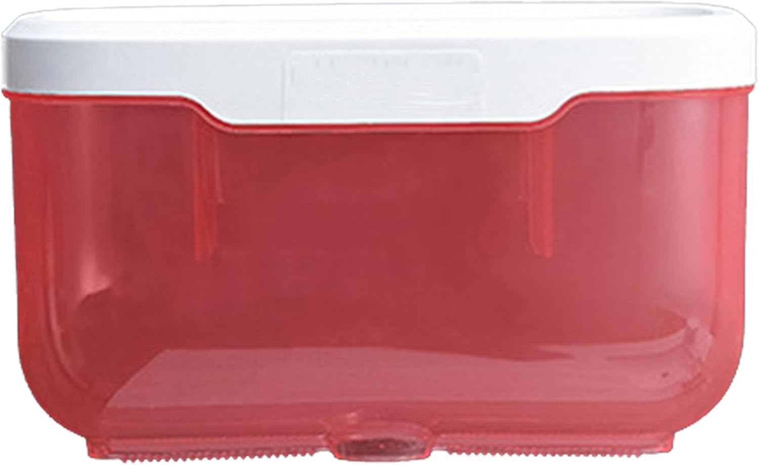 Wall Mounted Tissue Box Holder Large Capacity Transparent Pink