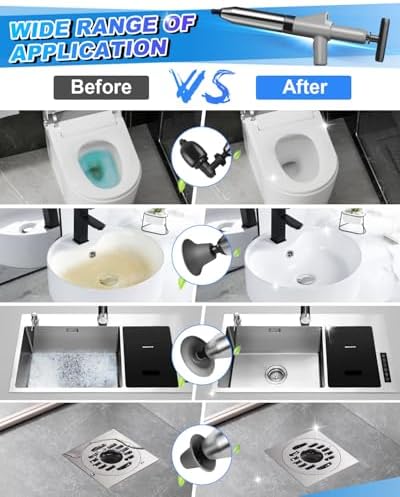 AUTOPkio Toilet Plunger with Real Time Barometer