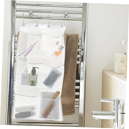 KOMBIUDA 2pcs Shower Mesh Organizer with Pockets