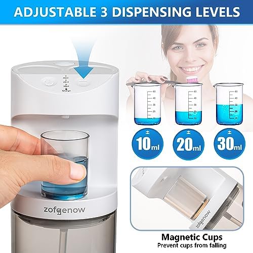 Automatic Mouthwash Dispenser Wall Mounted Rechargeable