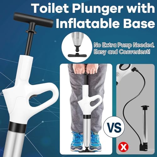 Tanzfrosch High Pressure Toilet Air Plunger Blaster