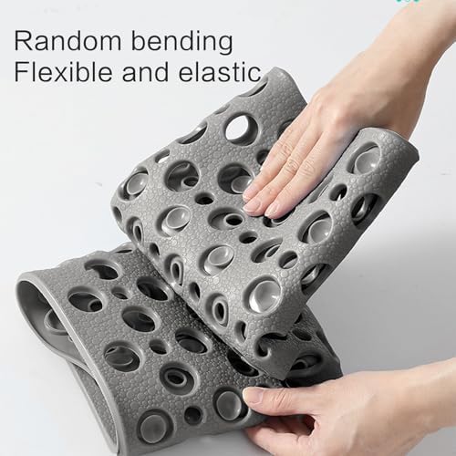 Haoyull Nonslip Waterproof Bathroom Mats with Suction Cups