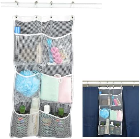 Evelots 2 Pack Shower Caddy - 6 Pockets Quick Dry Organizer