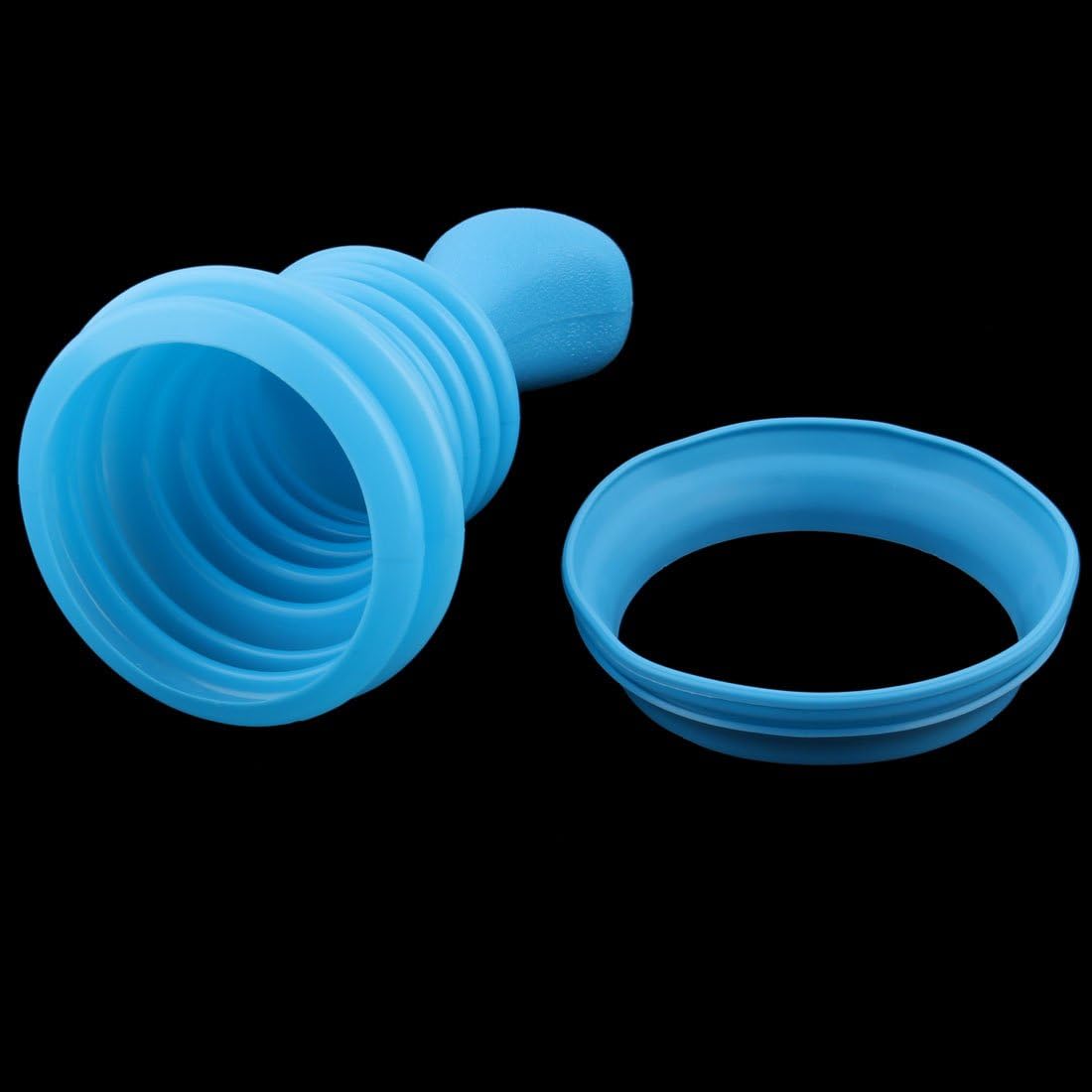 Plastic Toilet Drain Plunger Catcher Blue 108x18cm