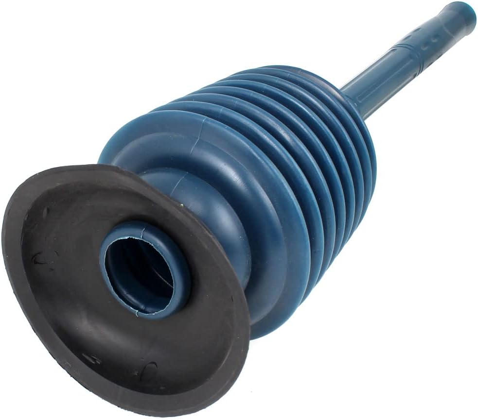 Qtqgoitem Plastic Suction Toilet Plunger Blue Black