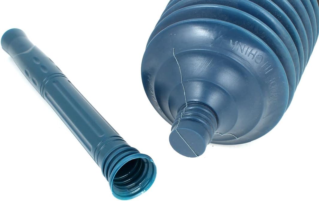 Qtqgoitem Plastic Suction Toilet Plunger Blue Black