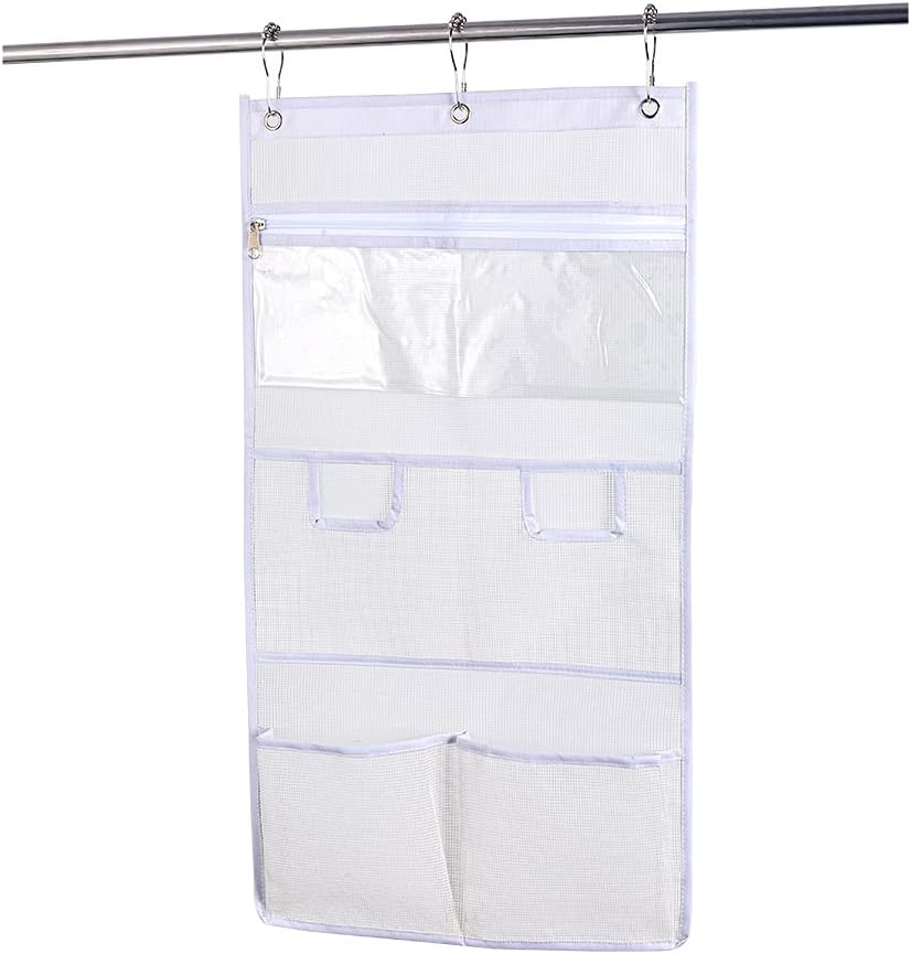 Dearjana Mesh Shower Caddy with Touch-Sensitive Pocket