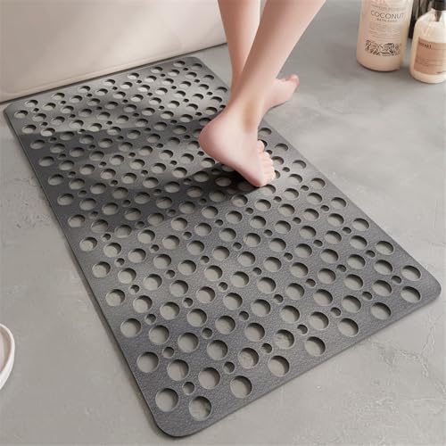MEIBAOGE Suction Cup Bathroom Mats Non-Slip Waterproof Shower Pad