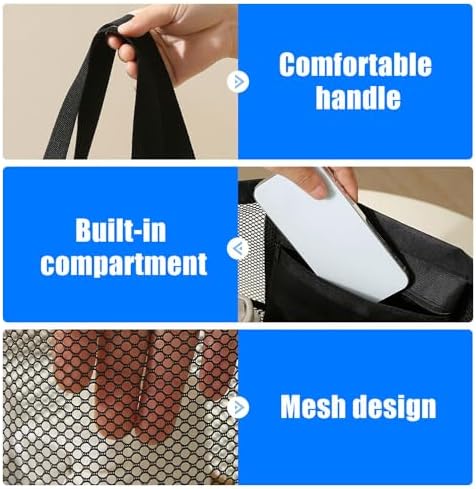 DONGKER Mesh Shower Caddy with Pockets and Handles