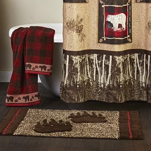 SKL Home Yellowstone Sundance Shower Curtain Brown 1