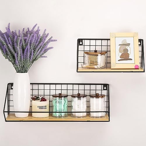 Tbestmax 4 Pack Cotton Ball Dispenser with Bamboo Lids Brown