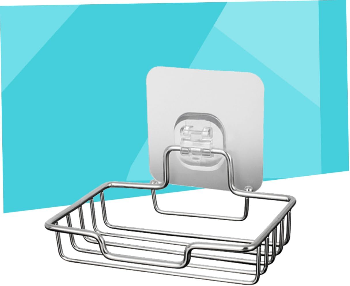 LIFKOME Self-Adhesive Soap Dish Holder for Wall and Kitchen