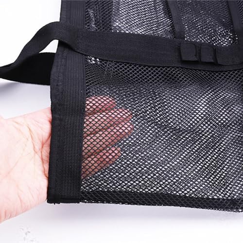 Portable Mesh Shower Caddy with 8 Pockets Black