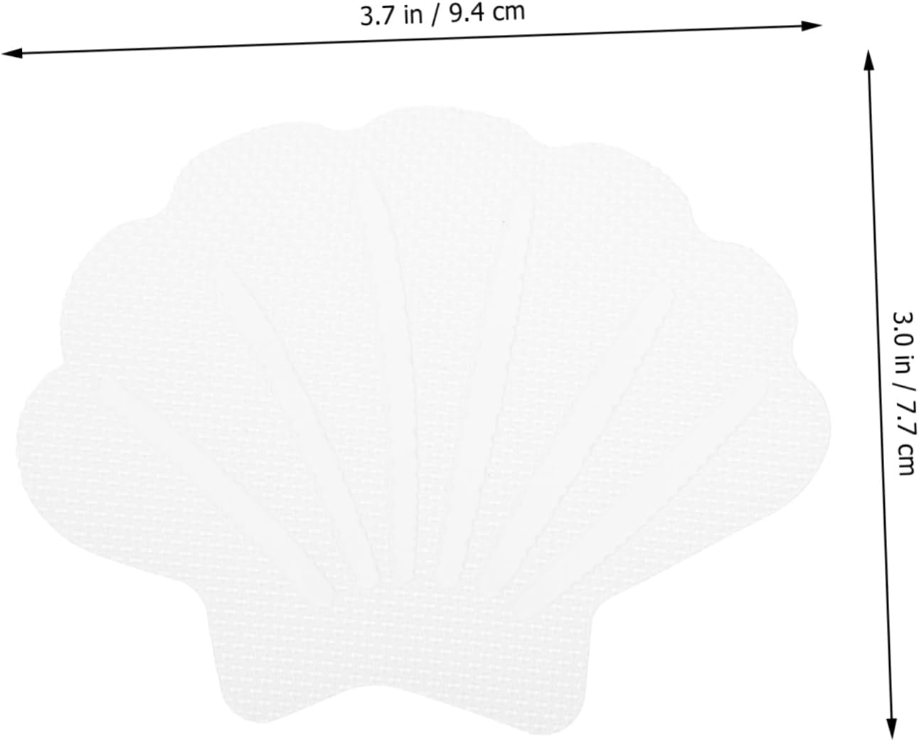 Amosfun Shell Shaped Anti-Slip Bathtub Decals