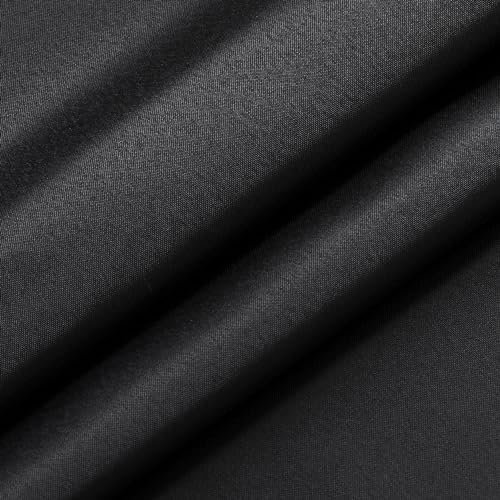 GoodGram Hotel Water Resistant Shower Curtain Liner - Black