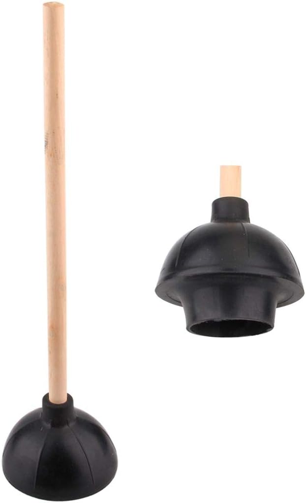 24PCS Heavy Duty Toilet Plunger with 18 Inch Handle