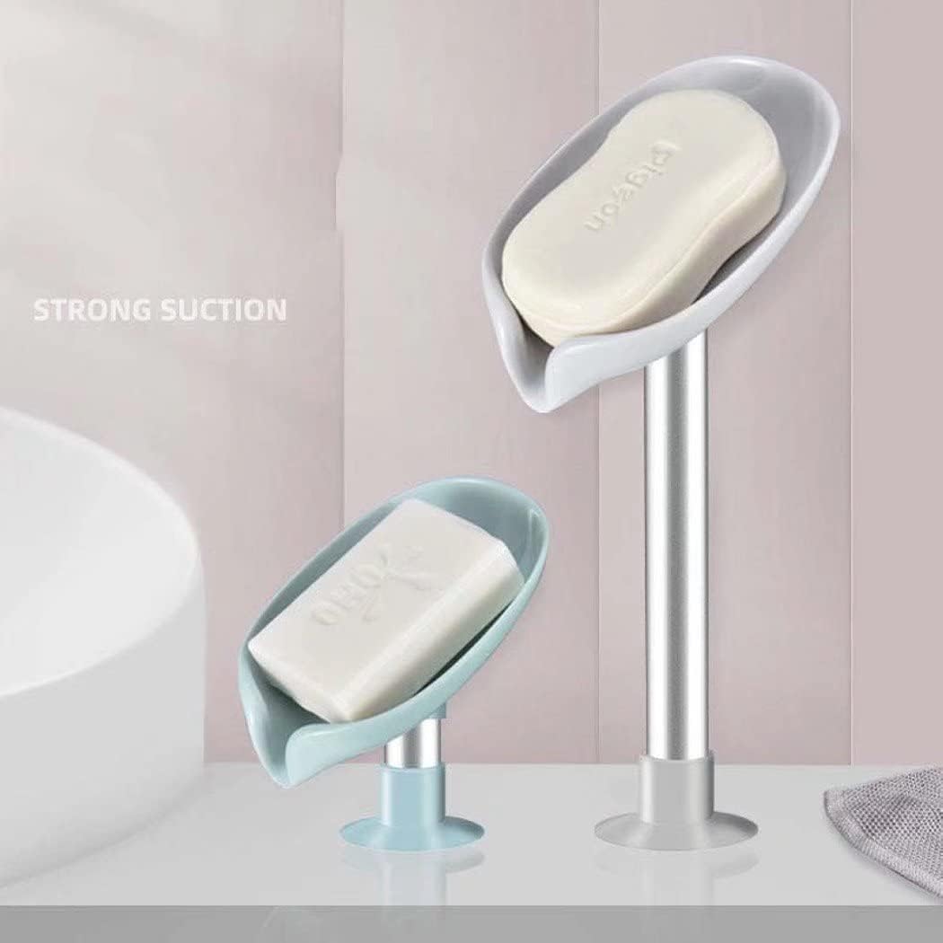 SOHODECO Soap Holder for Shower Self-Draining Suction Cup Bath Accessory
