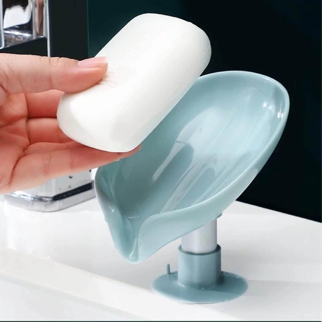 SOHODECO Soap Holder for Shower Self-Draining Suction Cup Bath Accessory