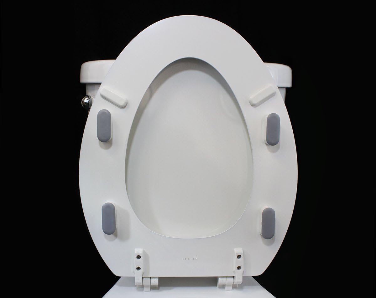 LUXE Bidet 4 Piece Toilet Seat Bumper Kit
