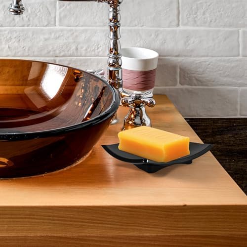 Cabilock Curved Soap Tray Reusable Bar Holder for Bathroom