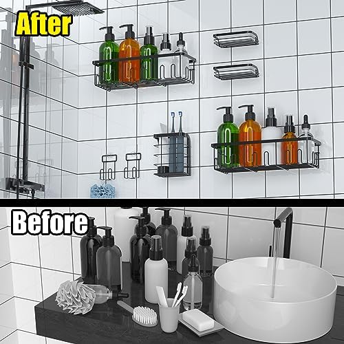 Smatorga 7 Pack Shower Caddy Organizer Set