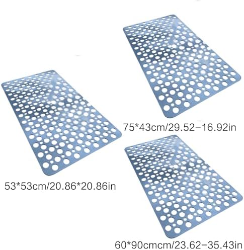 Haoyull Nonslip Waterproof Bathroom Mats with Suction Cups