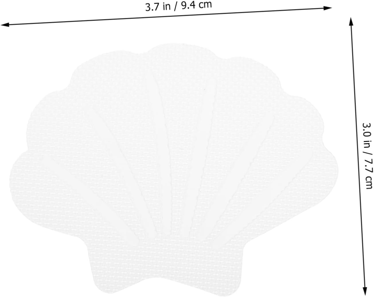 Ciieeo Shell Design Anti-Slip Bathtub Sticker