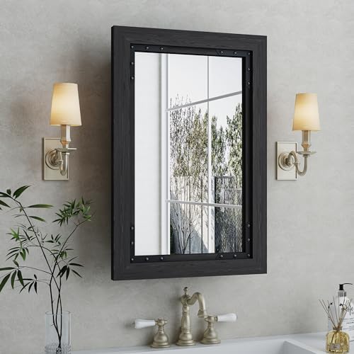 FLYJOE 16x24 Inch Farmhouse Medicine Cabinet Mirror with Storage 1