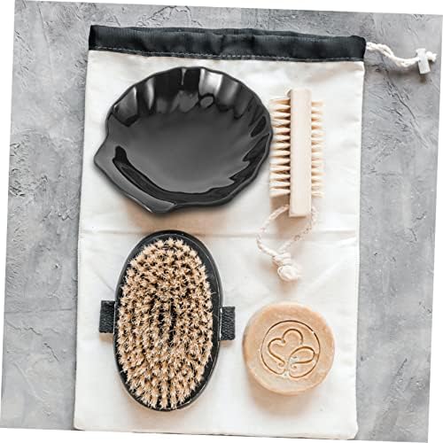 BUGUUYO Acrylic Sea Shell Soap Dish for Bathroom Sink