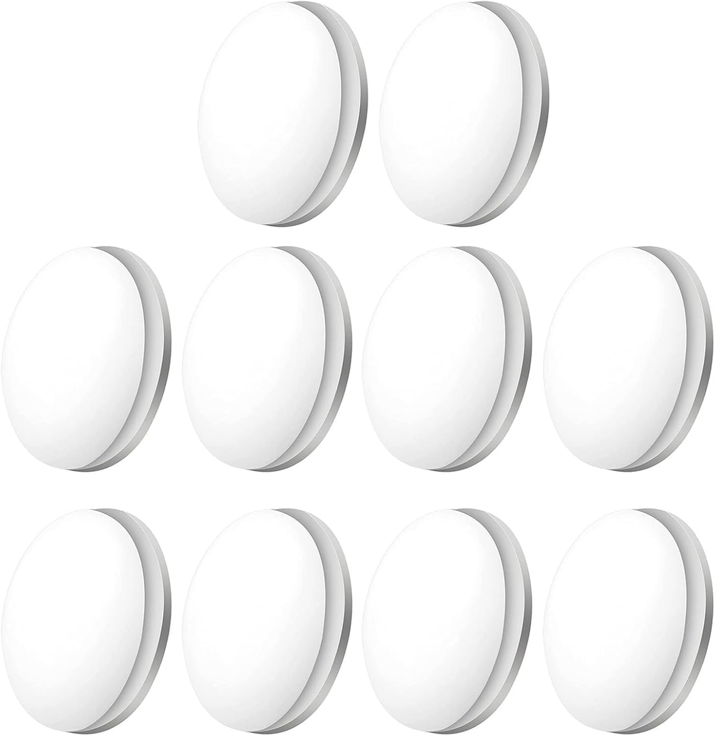 4Pcs White Magnetic Shower Curtain Weights - Waterproof Heavy Duty Liners Bottom Accessories
