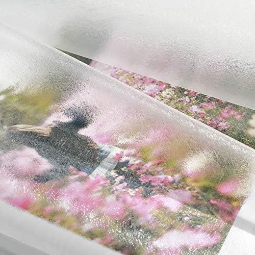 AooHome 72x60 Inch Short Shower Curtain Liner with Magnets
