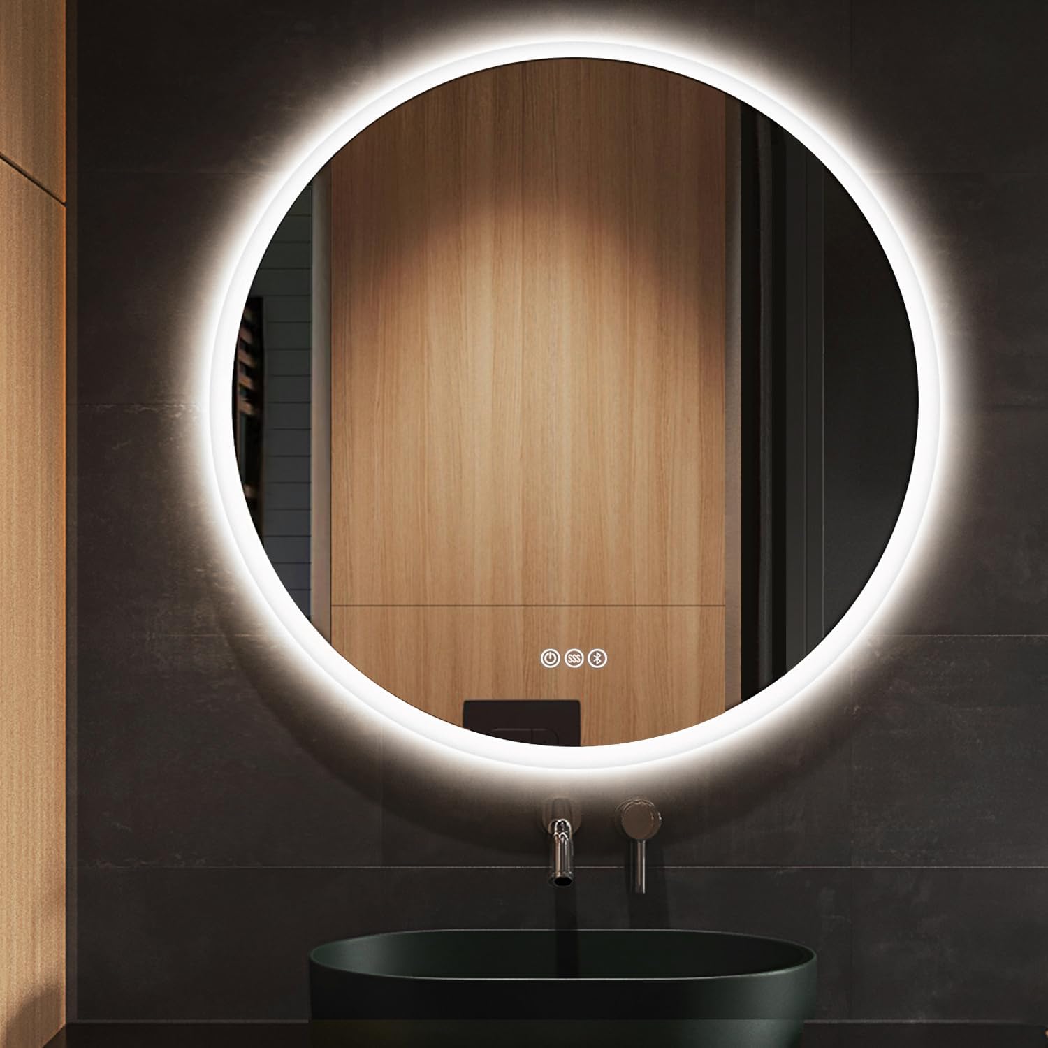Sbagno 24 Smart Mirror with Bluetooth and Anti-Fog