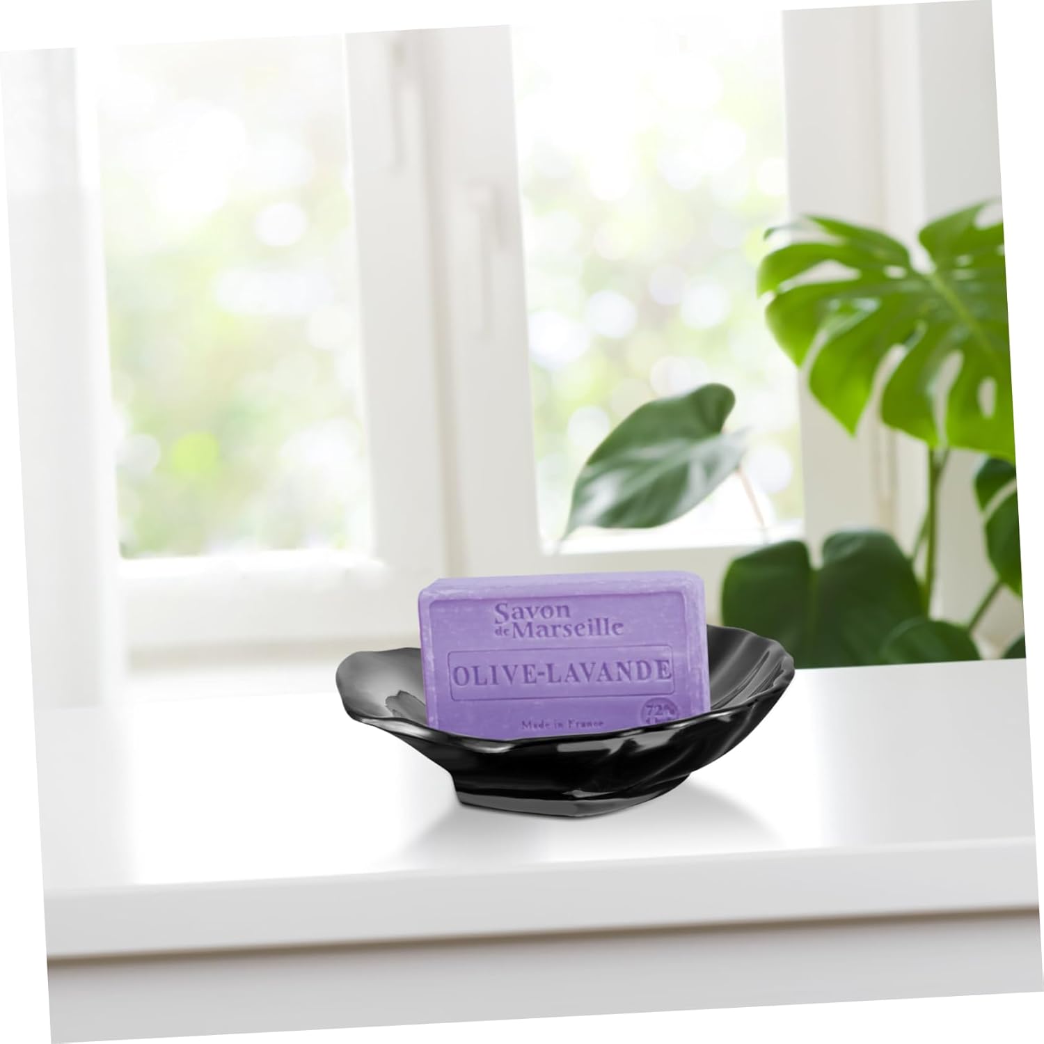 Unomor Plastic Soap Dish Sea Shell Holder