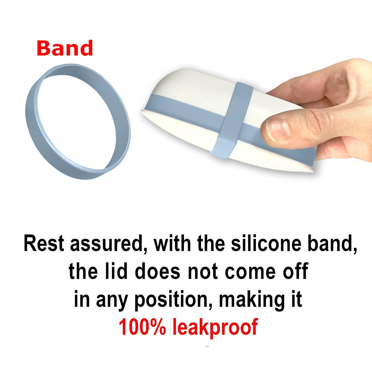 2Pack Travel Soap Holders with Sponge Mat and Leak-Proof Band