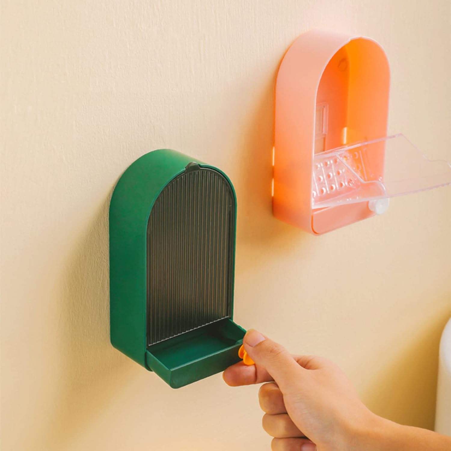 Wall Mounted Soap Holder with Drainage Hook 1