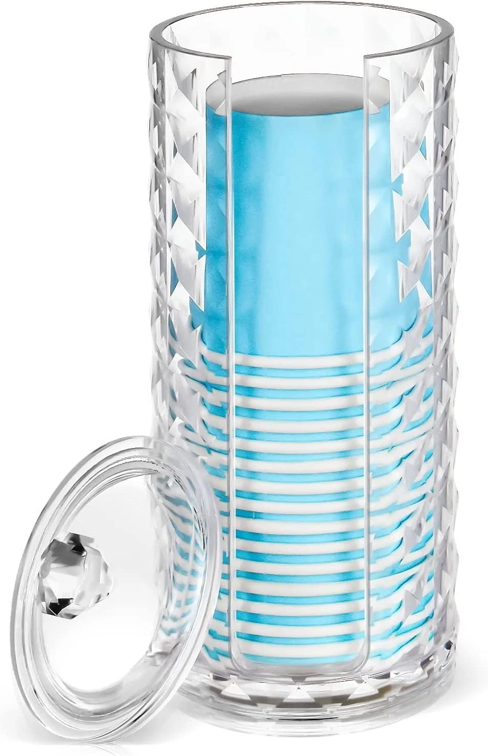 MYITYARD Clear Acrylic Cup Dispenser with Lid