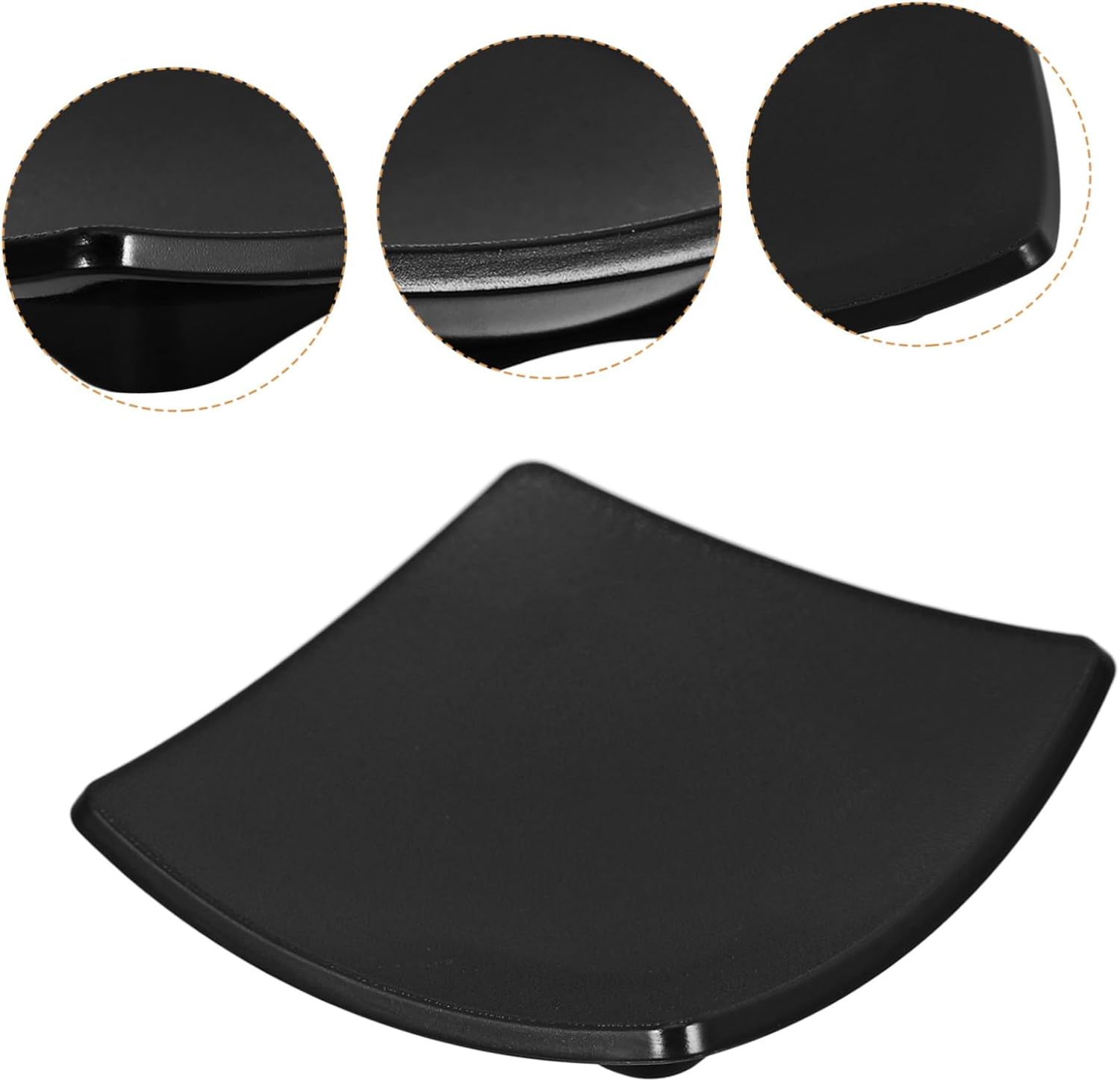 Zerodeko Oval Soap Dish Holder for Shower and Bathroom