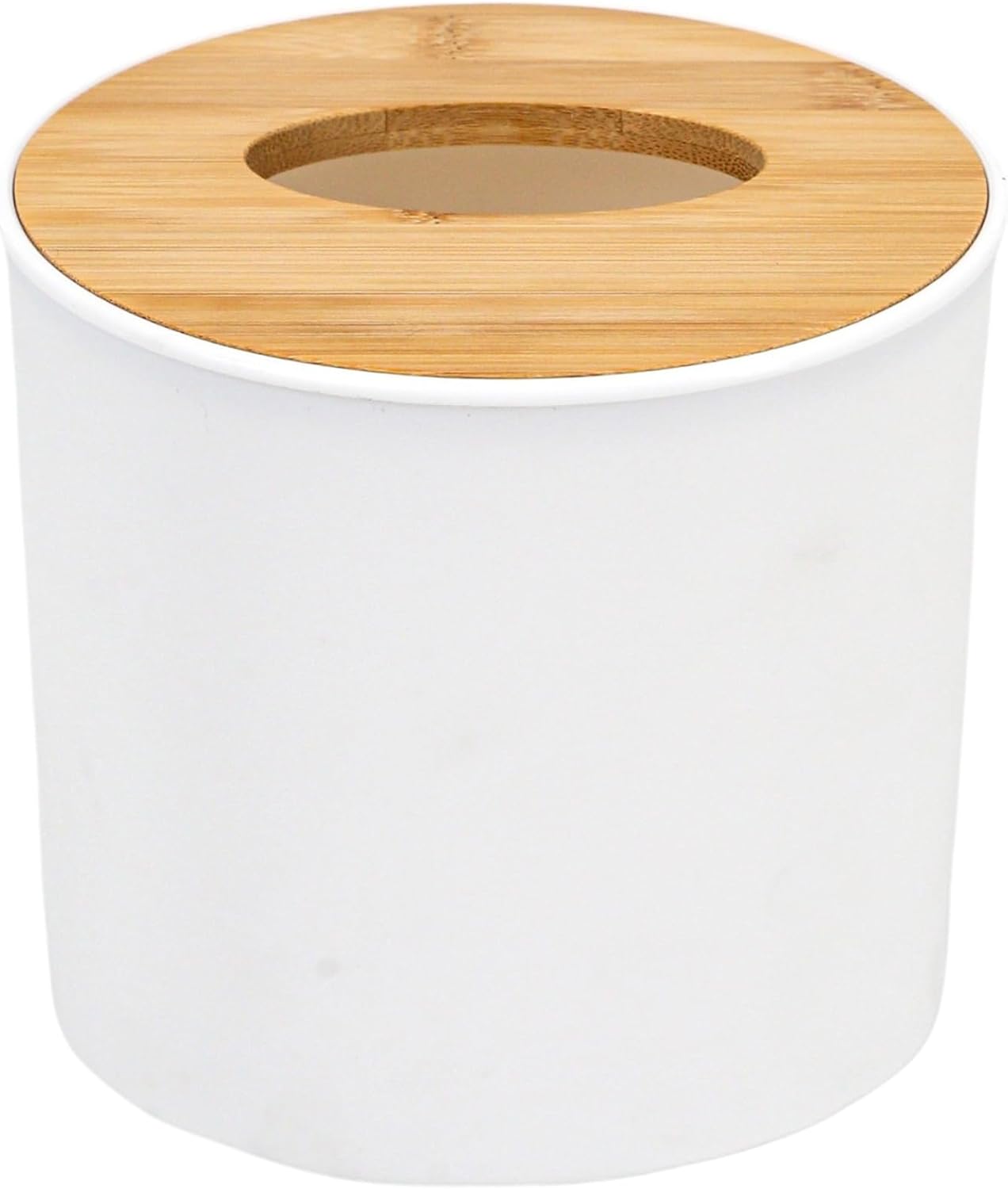 BuleVina Bamboo Lid Tissue Holder Box 5x5 1