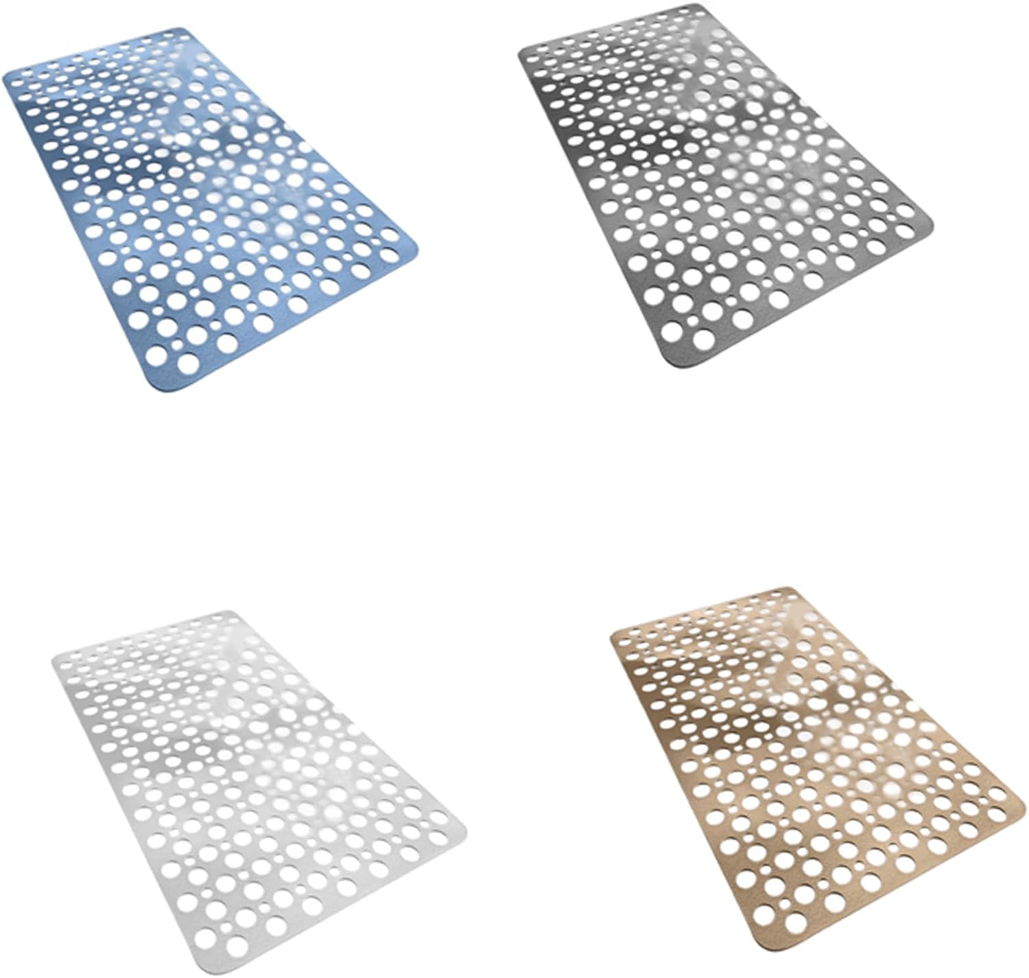 MEIBAOGE Suction Cup Bathroom Mats Non-Slip Waterproof Shower Pad