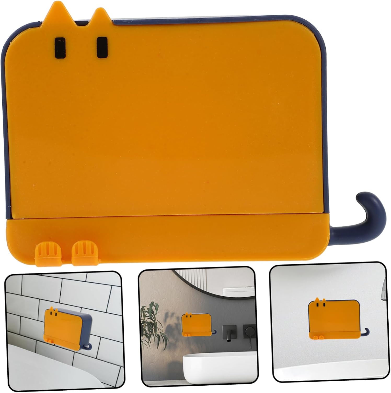 HOLIDYOYO Wall-Mounted Soap Dish with Lid