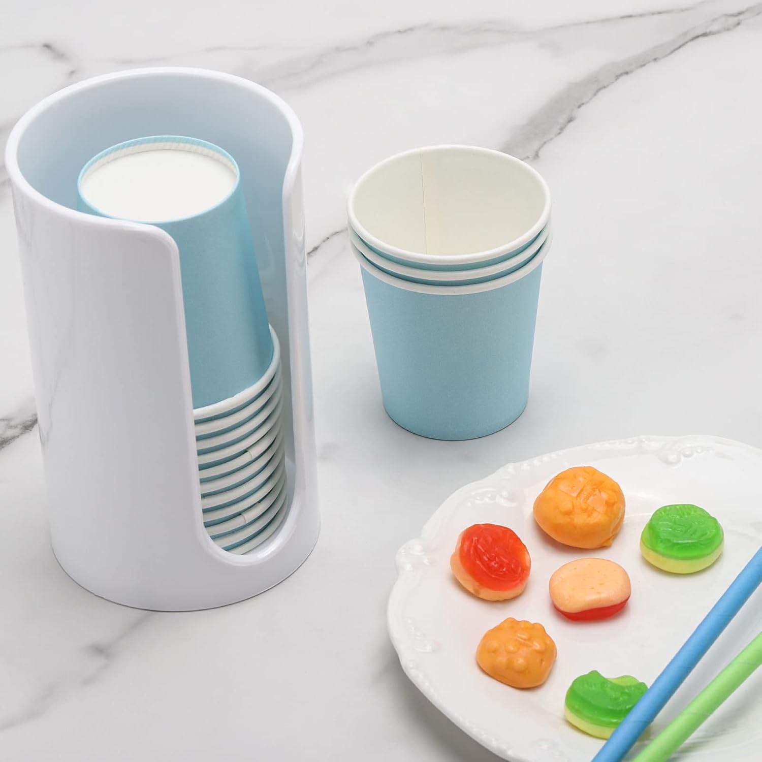 LoveBB Plastic Paper Cup Holder - White