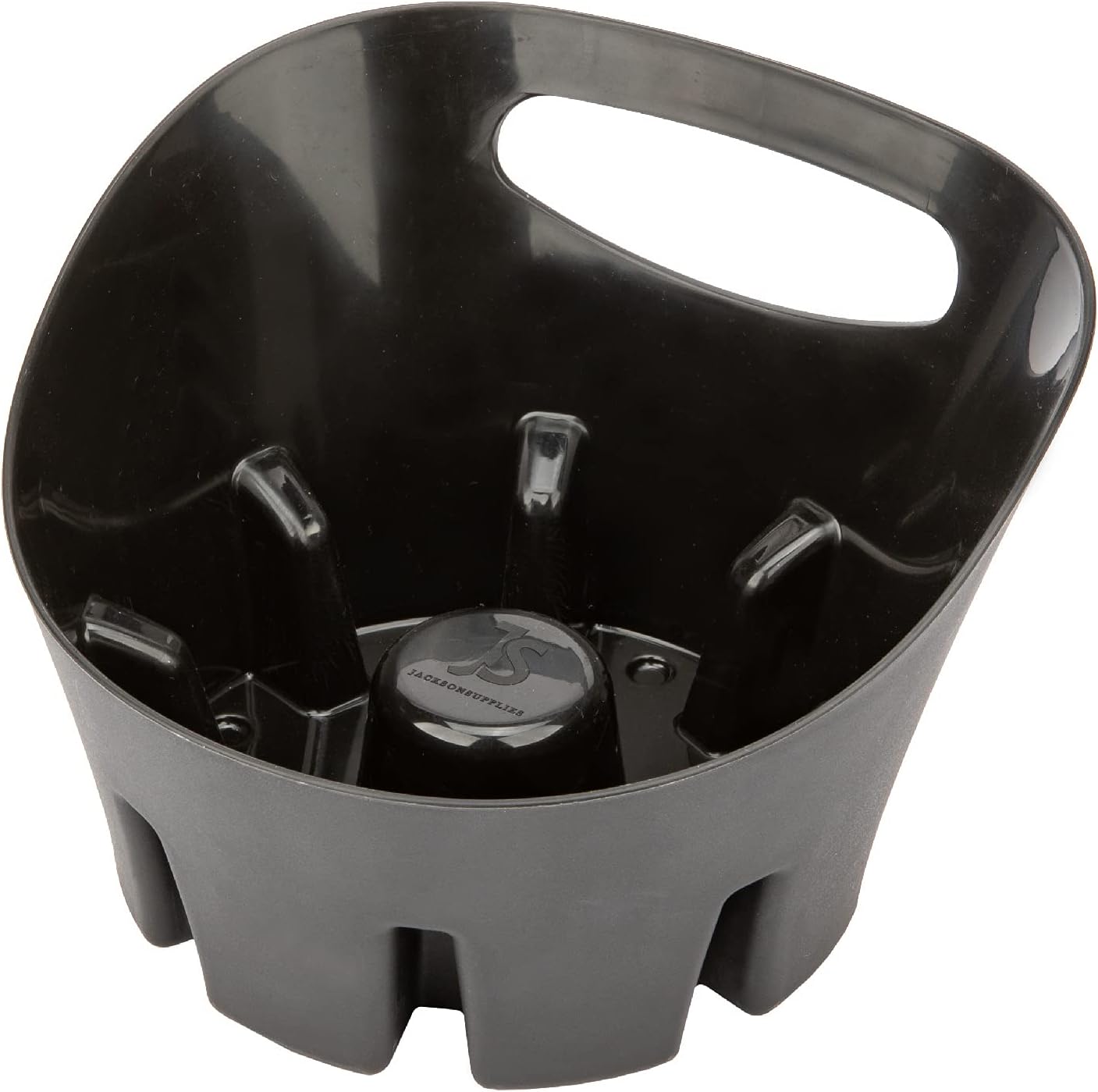 JS Jackson Supplies Universal Black Drip Tray for Toilet Plunger 1