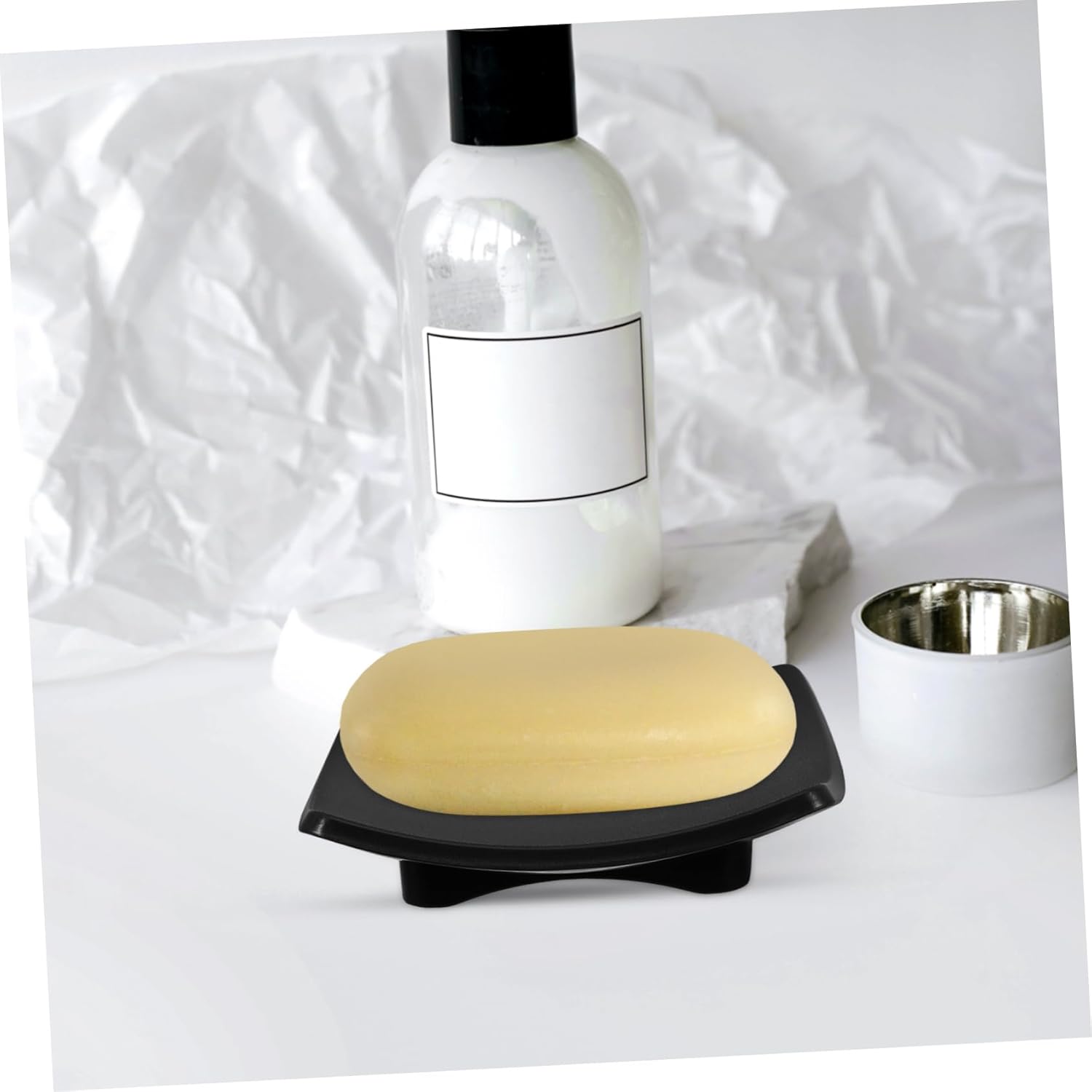 Cabilock Curved Soap Dish for Bathroom and Kitchen