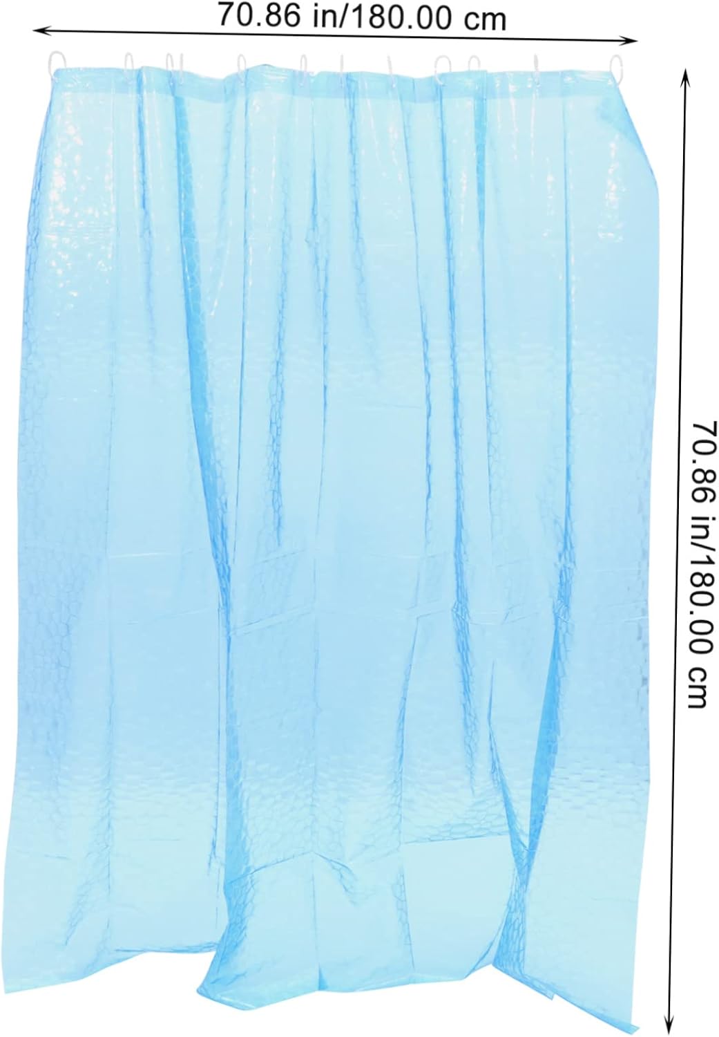 DRESSOOS Extra Long Decorative Shower Curtain Liner