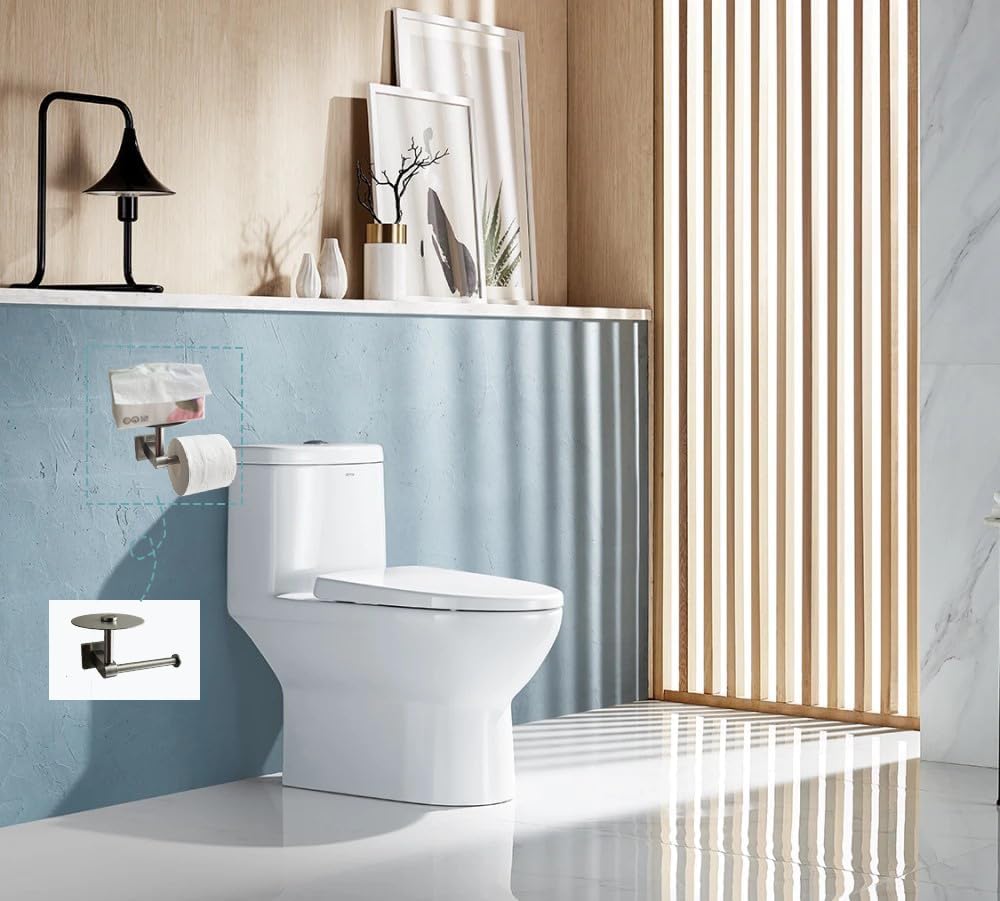 AMLDAF 4-Roll Stainless Steel Toilet Paper Holder with Brushed Nickel Finish