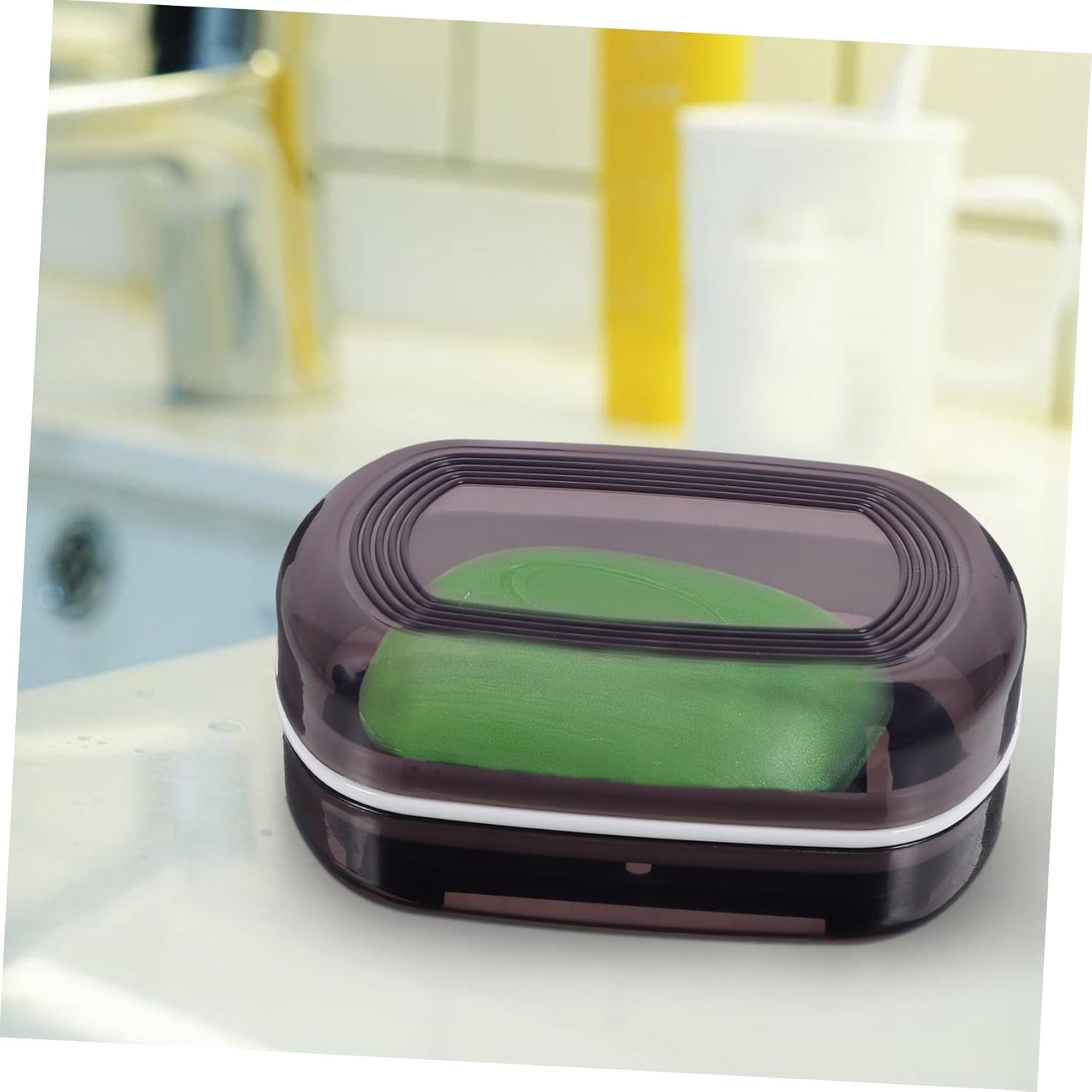 Cabilock Portable Travel Soap Box with Leak-Proof Lid