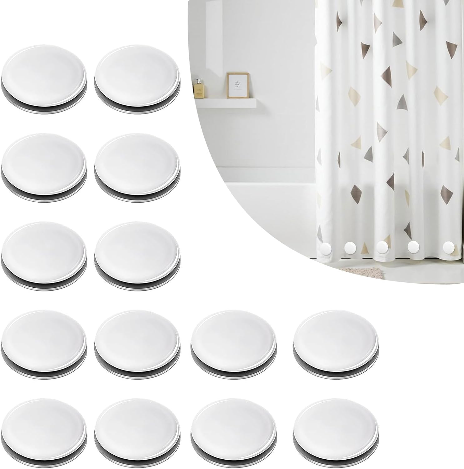14 pcs Shower Curtain Weights for Stability